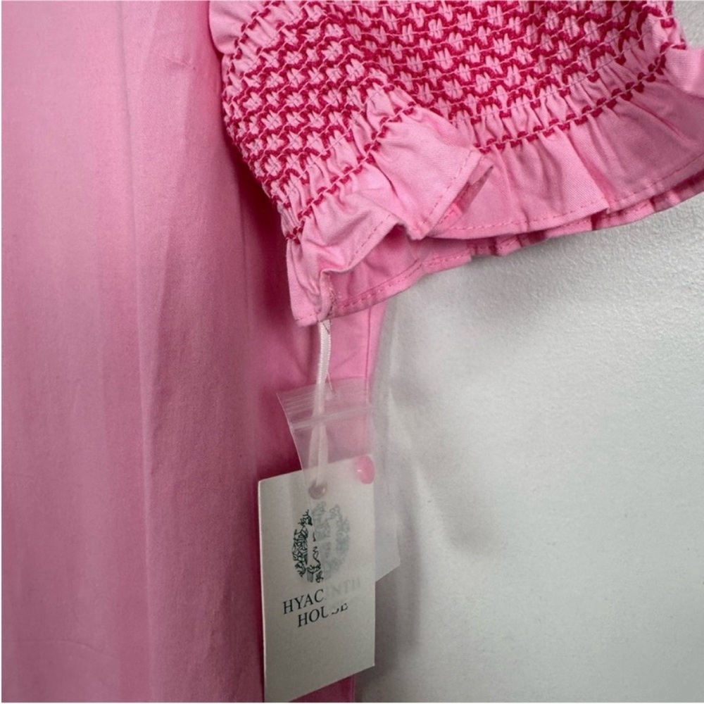 HYACINTH HOUSE Pink Embroidery Eliza Midi Dress - Picture 8 of 10